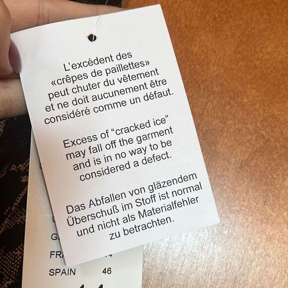 Joseph Ribkoff Two Piece Dressy Glittery Leopard Print Skirt and Top Size 14 - Picture 15 of 16